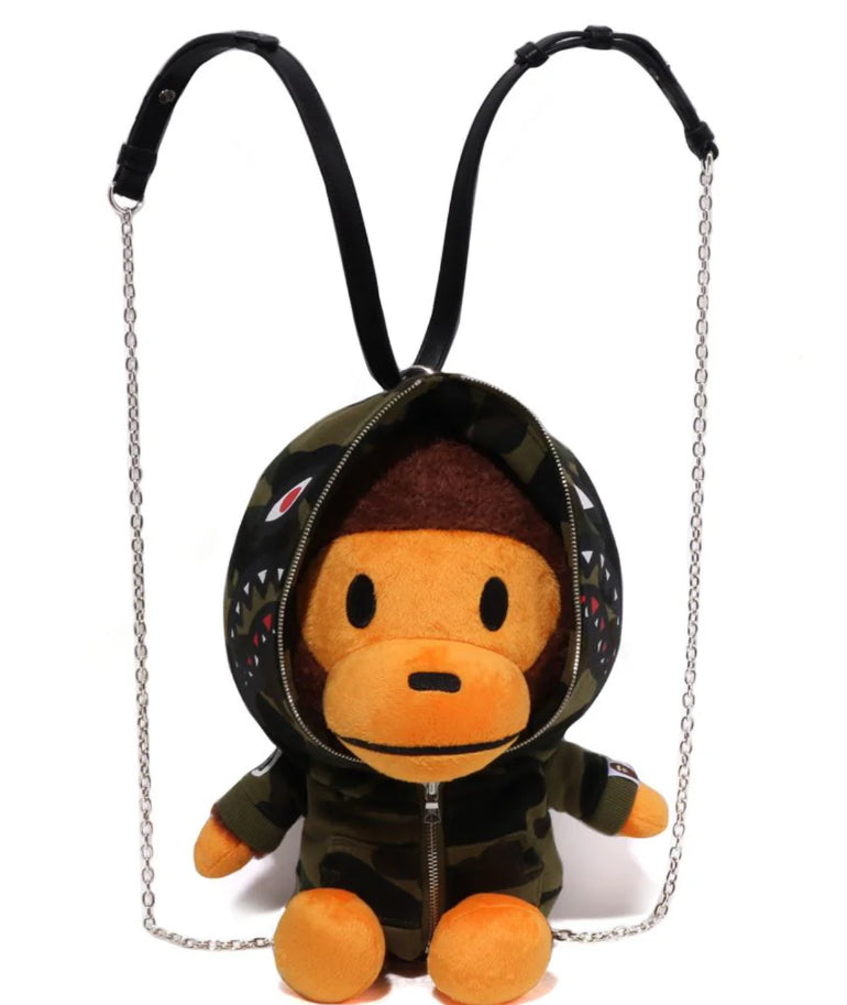 1ST CAMO Baby Milo Plush Doll Backpack